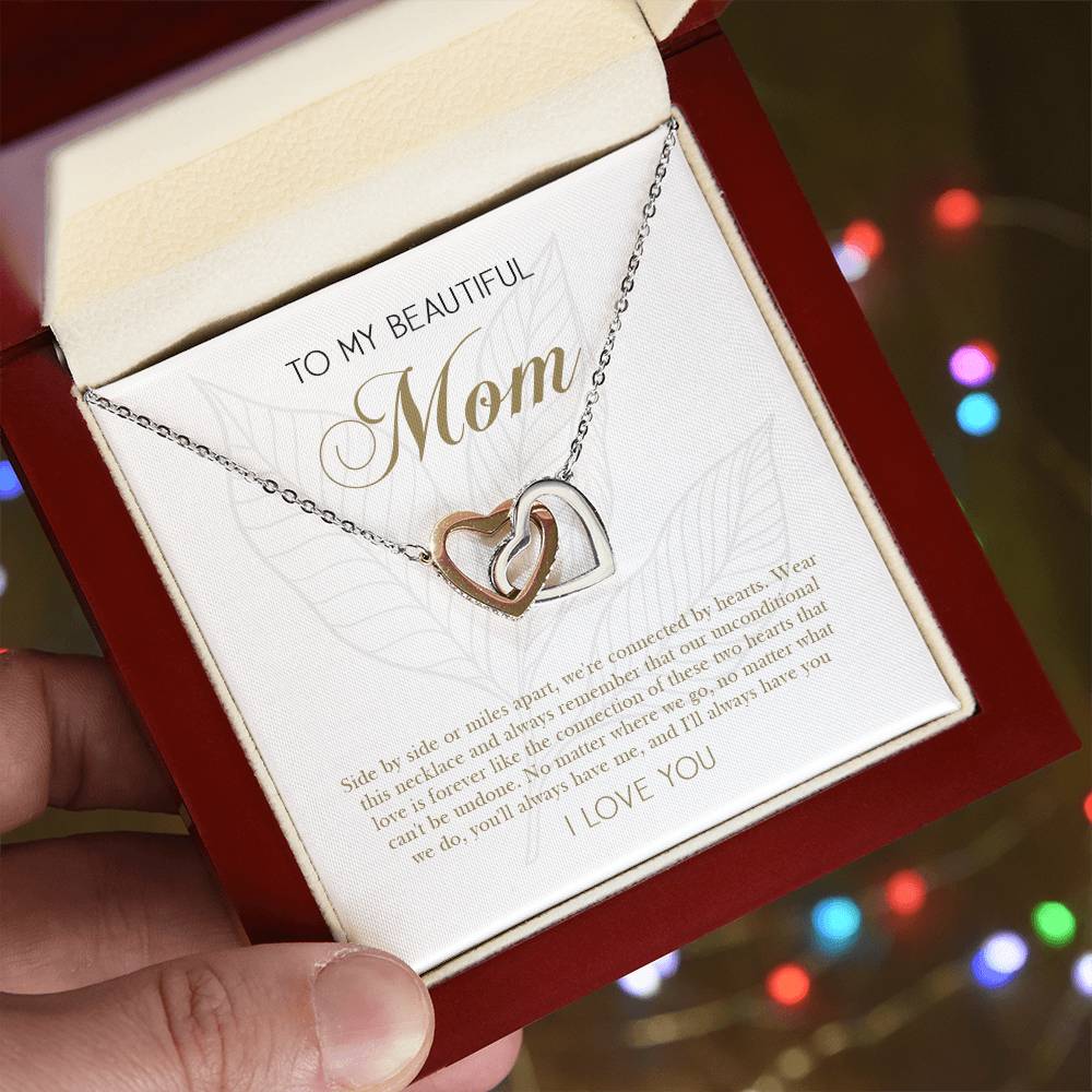 To My Amazing Mom | Message Heart Jewelry