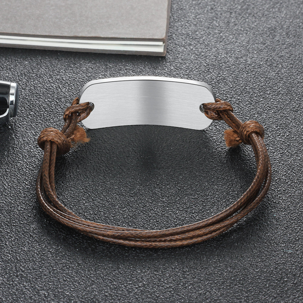 40mmx15mm 304 Stainless Steel Men's Bracelet