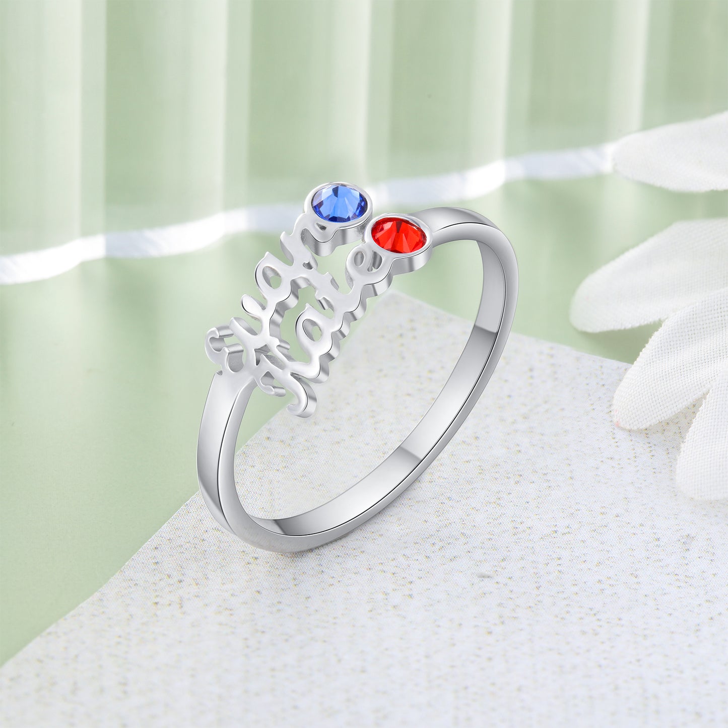 Jewelry Custom Name Ring