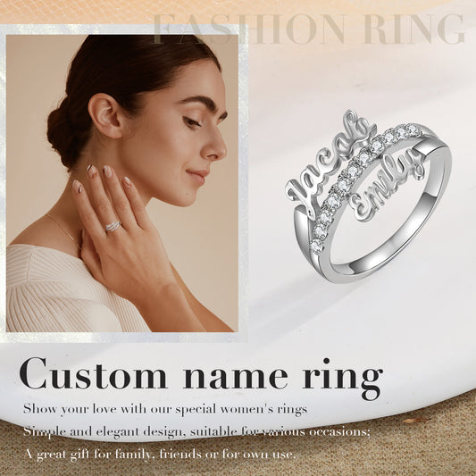 Custom Name Ring