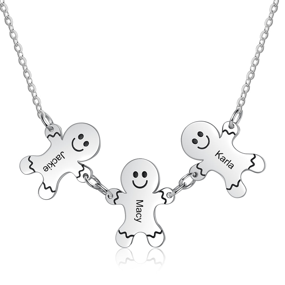Custom Name Snowman Necklace