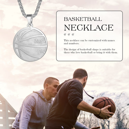 Custom Basketball Necklace