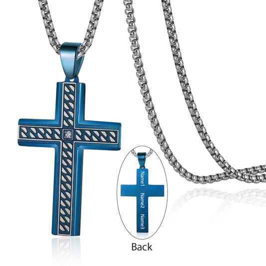 Custom Cross Men Necklace