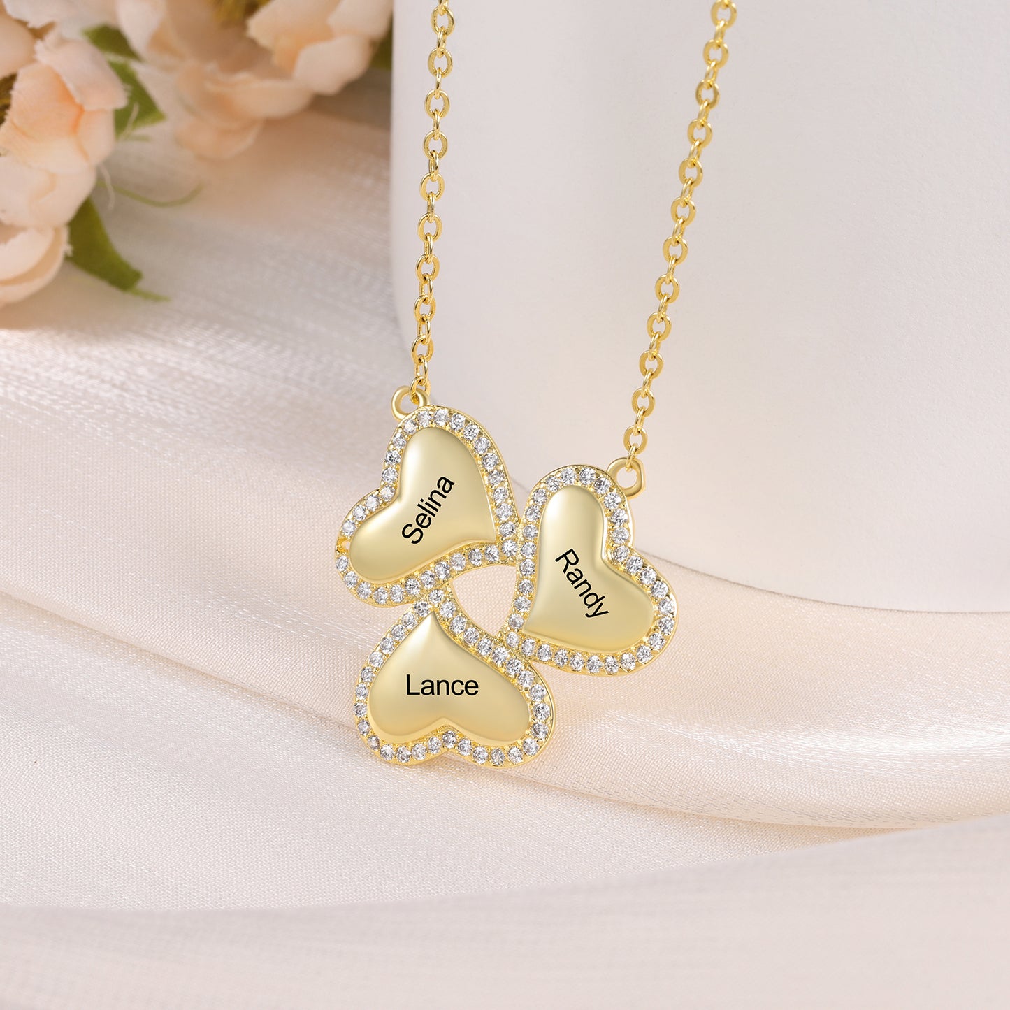 Custom Name Heart Necklace