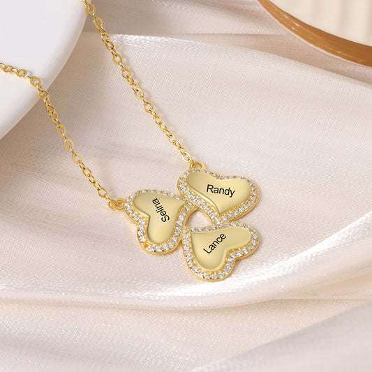 Custom Name Heart Necklace