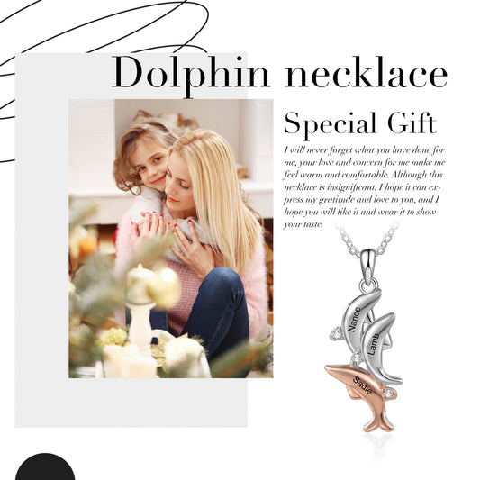 Custom Dolphin Necklace