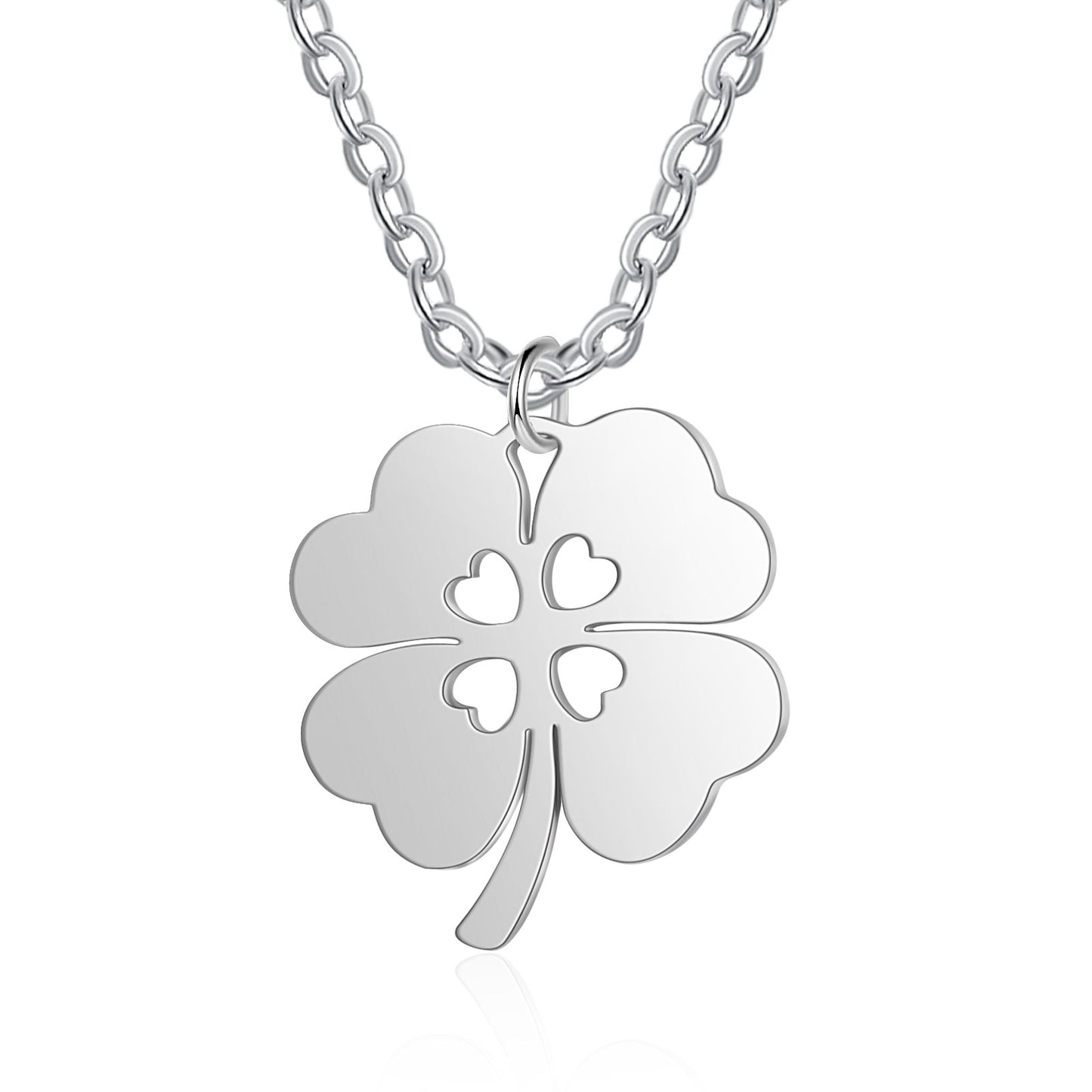 Custom Name Four-Clover Necklace