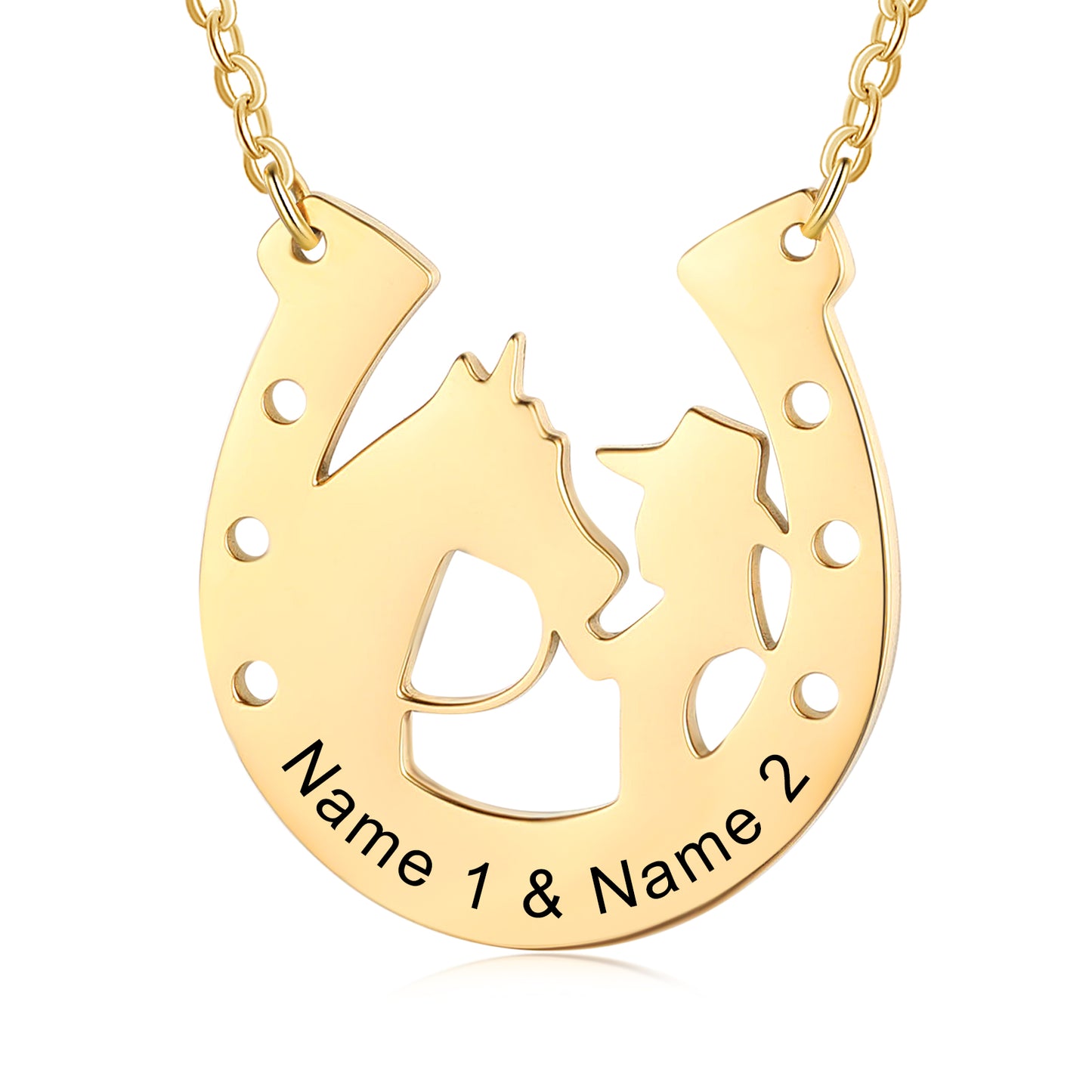 Custom Horse lover gift Pendant Necklace