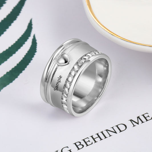 Fashion Rhodium Plated Ring