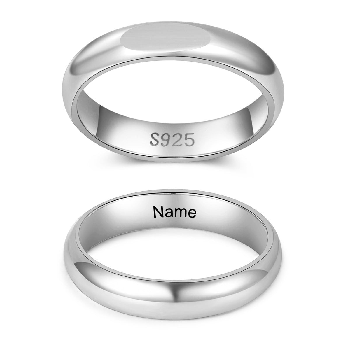 Personalized 925 silver Projection Custom Ring