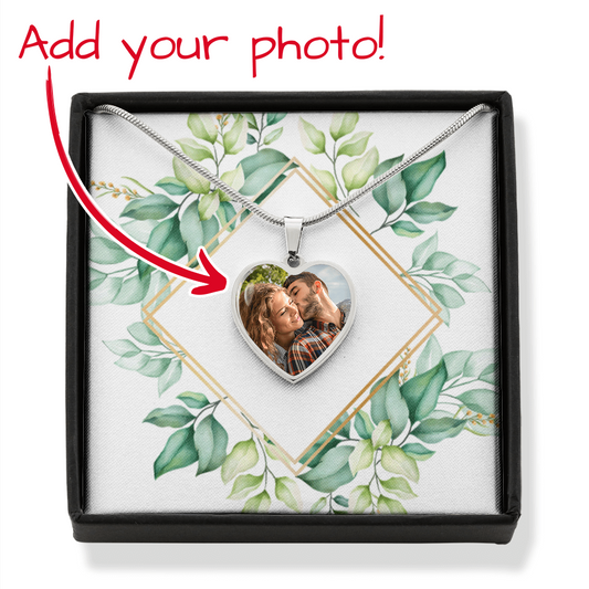 Valentine Gift Necklace with your photo