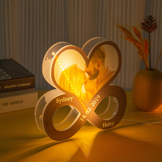 Custom Heart Photo Light Lamp