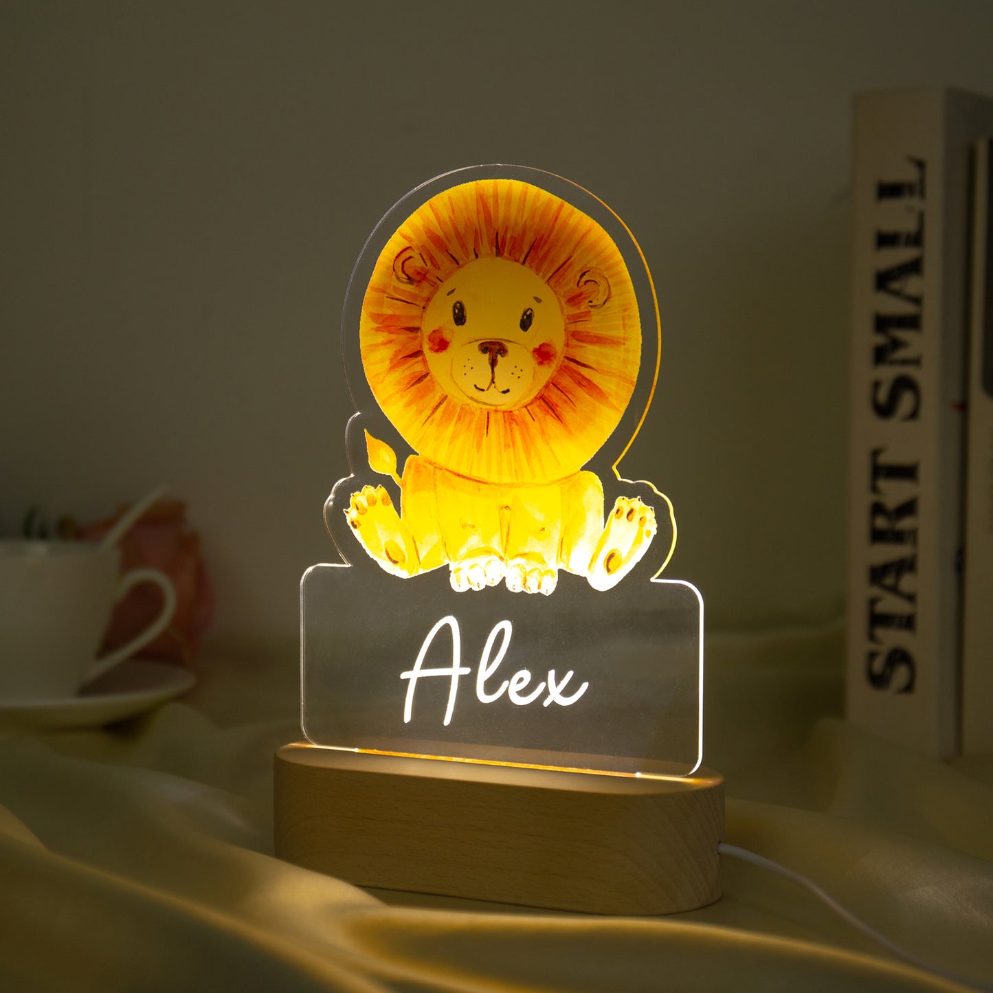 Custom Lion Light Lamp