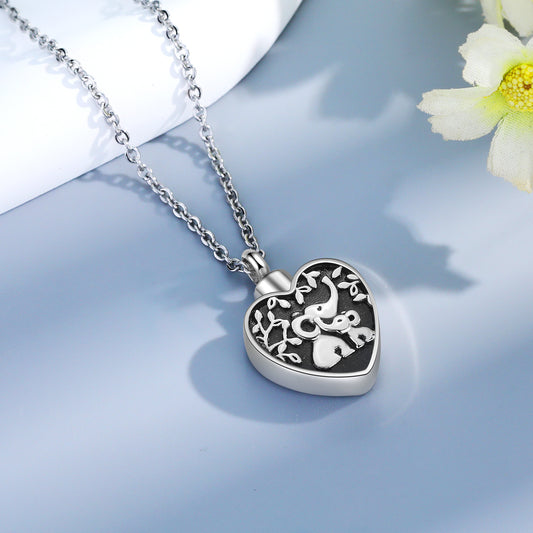 Custom Name Heart Ashes Necklace